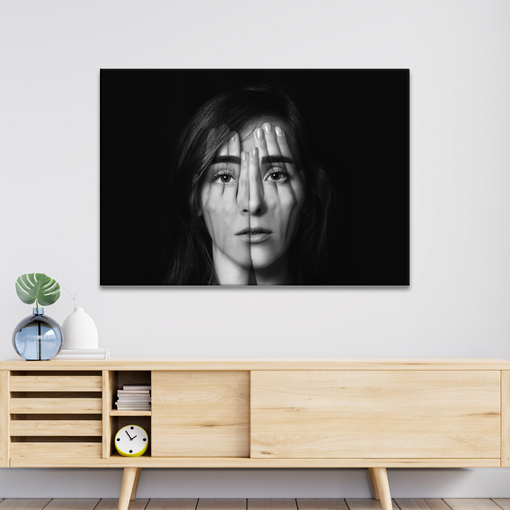 Tableau visage surréaliste – Image 3